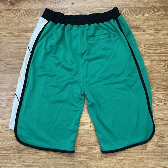 Troop Men’s Swingman Basketball Shorts Capoeira Green White Patched Sz XL - Picture 6 of 9